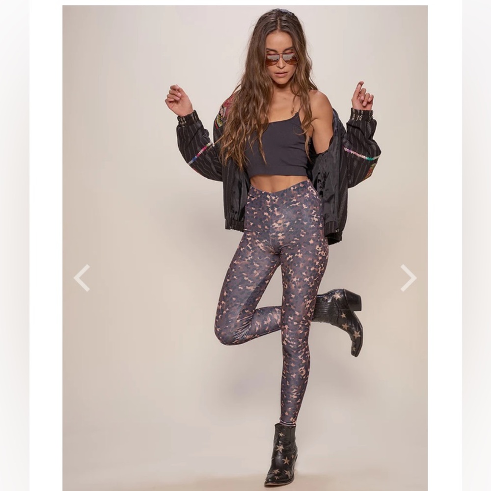 Soft plush velvet! Spirit Hoods Jaguar print leggings